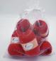 Preview: 6 x Weihnachtsstern mit Salsa Red  Glitzer (132) - 300g (Fädigkeit nach Wahl)
