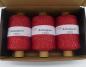 Preview: Glitzer Beilaufgarn Rot-Gold- 3000m - (Packung)
