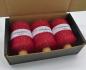 Preview: Glitzer Beilaufgarn Rot-Gold- 3000m - (Packung)
