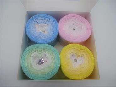 Preview: Blüten in Pastell - 4 Bobbelinis