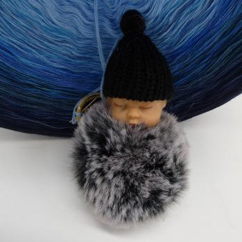 Gigantischer Bobbel - Blue Wonder (Baby Anhänger inkl.)