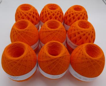 Preview: 1kg Hochbausch - 10 Knäule Blutorange - 3500m
