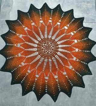 Häkelanleitung Sternchendecke "Sonnenkuss" von Lady Dee's Traumgarne