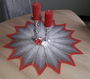 Häkelanleitung Sternchendecke 