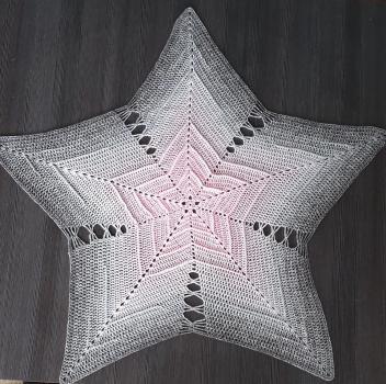 Häkelanleitung Sternchendecke 