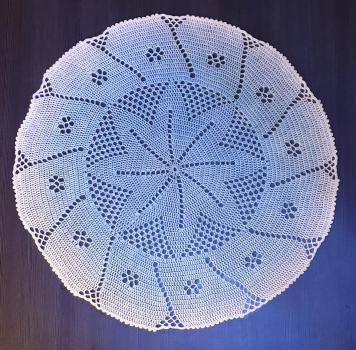 Häkelanleitung Sternchendecke 
