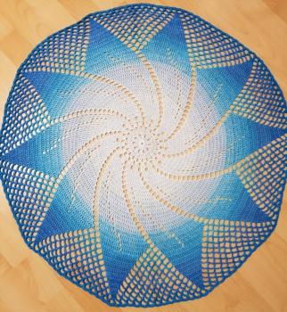 Häkelanleitung Sternchendecke "Windspiel" von Lady Dee's Traumgarne