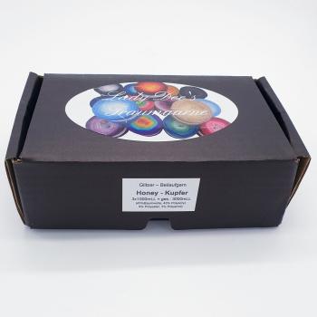 Preview: Glitzer Beilaufgarn Honey - Kupfer -  3000m - (Packung)