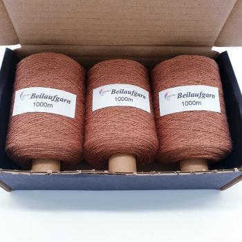 Preview: Glitzer Beilaufgarn Honey - Kupfer -  3000m - (Packung)