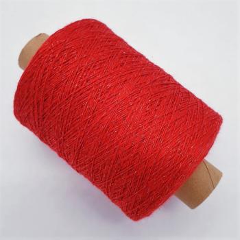 Preview: Glitzer Beilaufgarn Salsa Red-  3000m - (Packung)