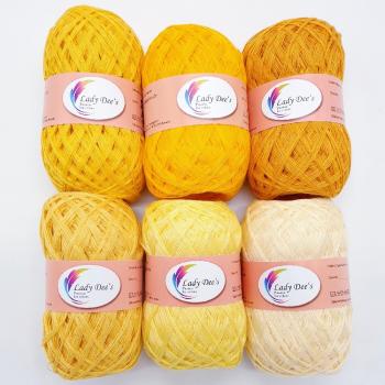 Preview: 5 Uni Lacegarne + 1 Knäul geschenkt - 300g - (5-46--72-77-103-115)