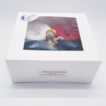 Preview: Lady Dee's Bobbelinis Weihnachtsedition 2019 (4 x 50g) + Anleitung Sternendecke