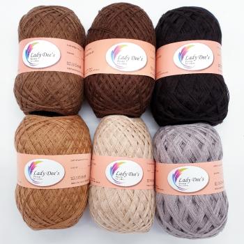 Preview: 5 Uni Lacegarne + 1 Knäul geschenkt - 300g - (39-61-63-64-75-81)