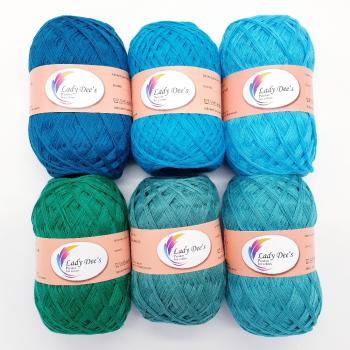 Preview: 5 Uni Lacegarne + 1 Knäul geschenkt - 300g - (01-12-22-85-91-113)