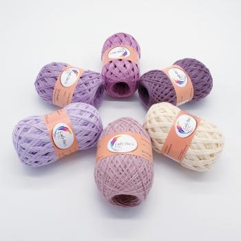 5 Uni Lacegarne + 1 Knäul geschenkt - 300g - (06-18-25-52-53-60)