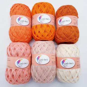 Preview: 5 Uni Lacegarne + 1 Knäul geschenkt - 300g (10-15-60-65-67-89)