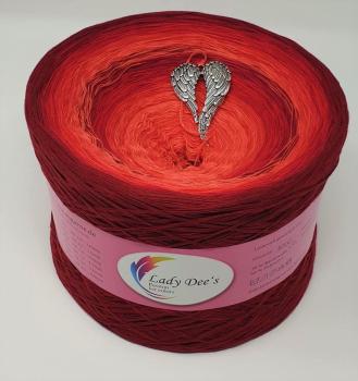Gigantischer Bobbel - Red Roses (Baby Anhänger inkl.)