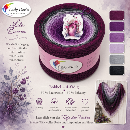Preview: Megabobbel Lila Beeren