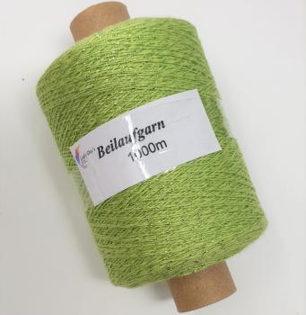 Preview: Glitzer Beilaufgarn Menta/Grün-  3000m - (Packung)