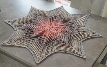 Preview: Häkelanleitung Sternchendecke 