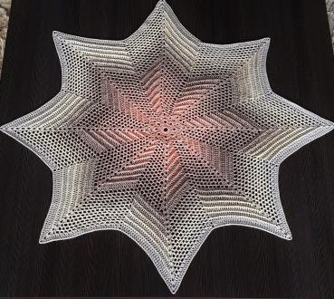 Häkelanleitung Sternchendecke 
