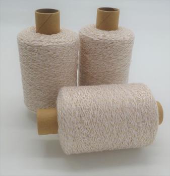 Preview: Glitzer Beilaufgarn Rosé-Gold -  3000m - (Packung)
