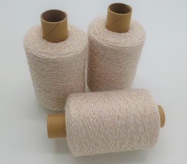 Glitzer Beilaufgarn Rosé-Gold -  3000m - (Packung)
