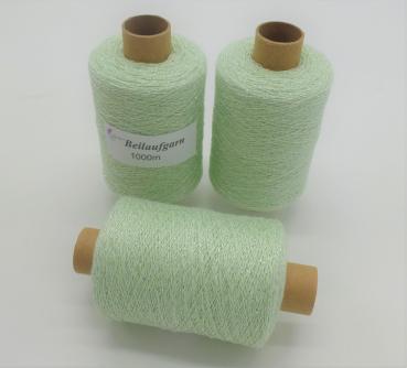 Preview: Glitzer Beilaufgarn Mint/Silber  -  3000m - (Packung)