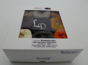 Farben des Lebens (4fädig-900m)  - Brauntöne