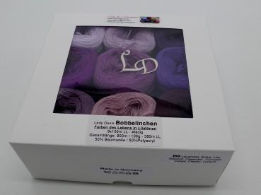 Farben des Lebens (4fädig-900m)  - Lilatöne