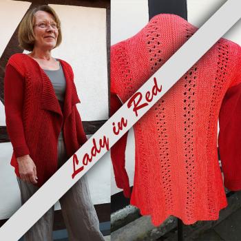Strickanleitung Lady-in-Red von Ursula Deppe Krieger