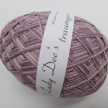 Z041 Lady Dee's ZauberEi Rosenholz mit Glitzer - 200g - 4fädig