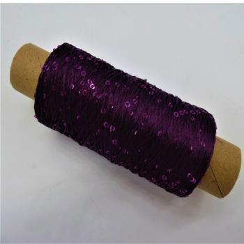 Pailletten Beilaufgarn Purple