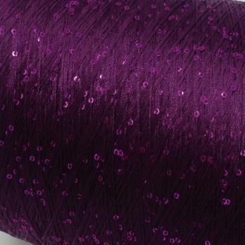 Preview: Pailletten Beilaufgarn Purple