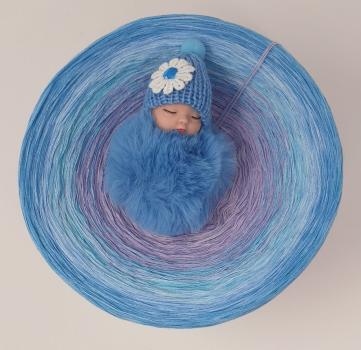 Preview: Megabobbel Blue Secret (Baby Anhänger inkl.)