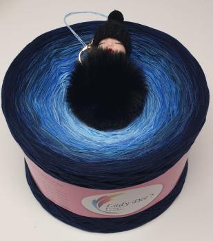 Gigantischer Bobbel - Blue Wonder (Baby Anhänger inkl.)