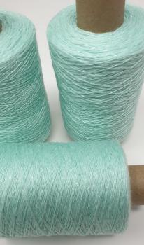 Preview: Glitzer Beilaufgarn Mint/Perlmutt/Irisée -  3000m - (Packung)