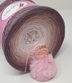 500g Megabobbel Rosenquarz + Baby