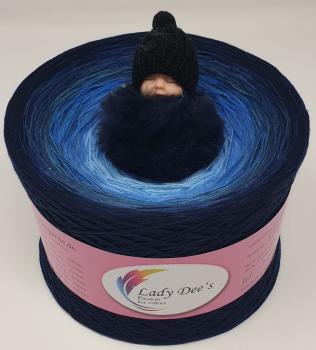 Gigantischer Bobbel - Blue Wonder (Baby Anhänger inkl.)