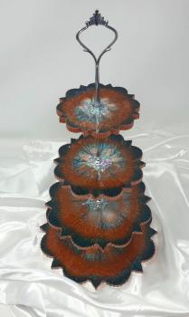 Etagére aus Epoxidharz