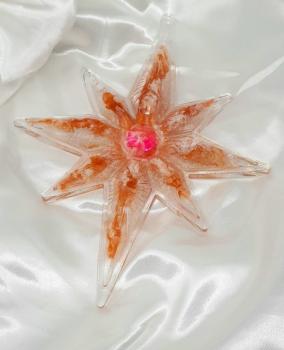 Dekorativer Stern aus Epoxidharz