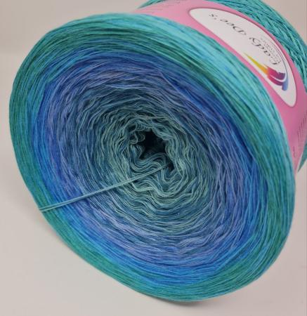 Preview: Gigantischer Bobbel Jade trifft Aquamarin (inkl. Babyanhänger)
