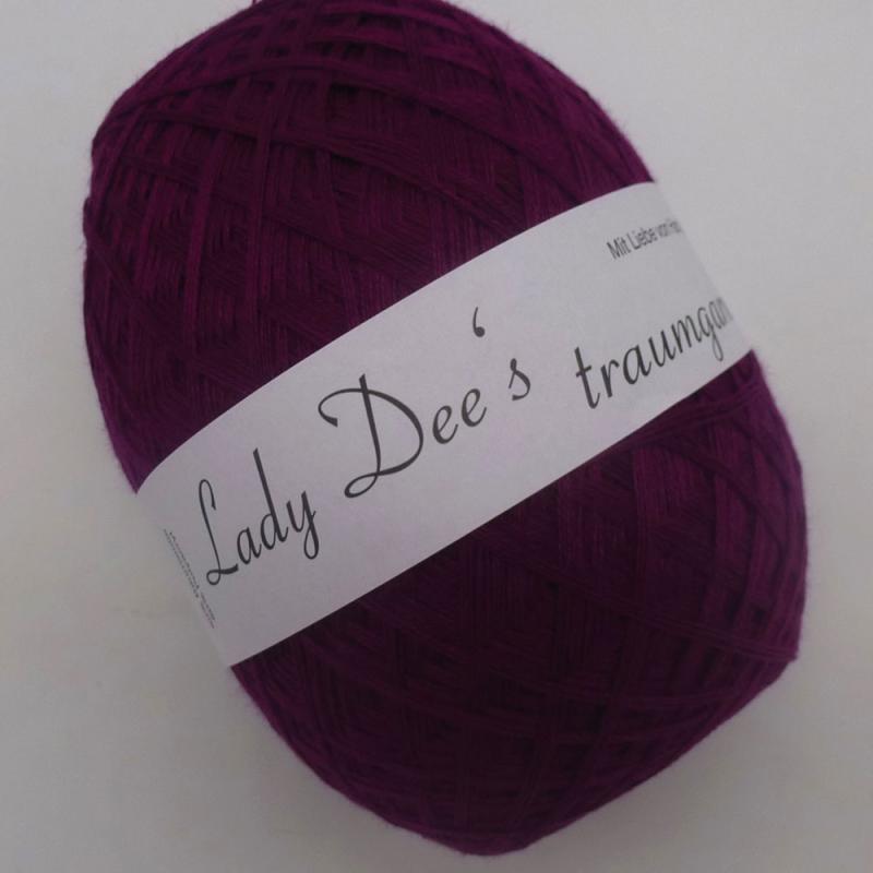 Lace Garn - 100g Purpur -(92) - 3fädig
