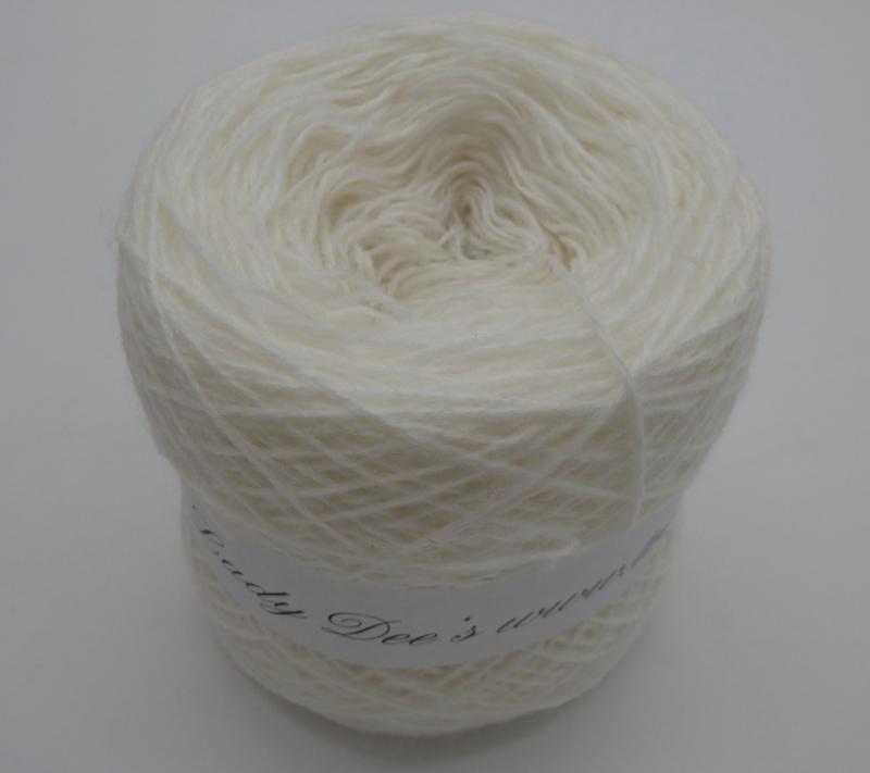Woll-Acryl-Gemisch - Wollweiß - 50g - 450m