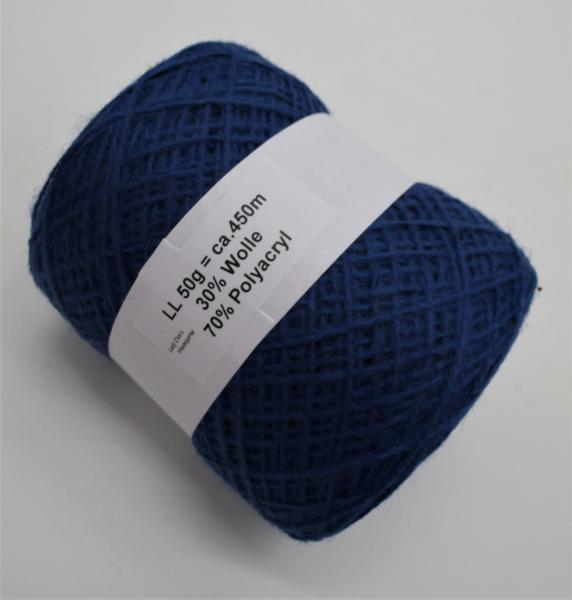 Woll-Acryl-Gemisch - Indigo - 50g - 450m