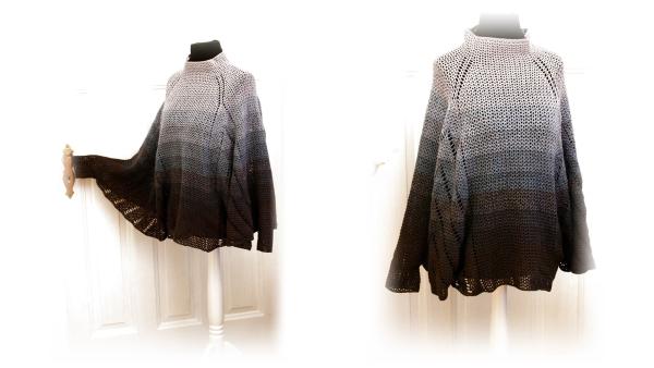 Häkelanleitung "All'n nothing" Poncho von Maike Ohlig