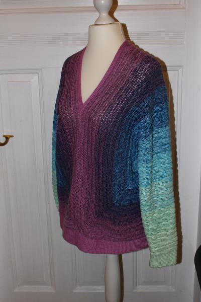 Häkelanleitung "Spiegelbild" Pullover von Maike Ohlig