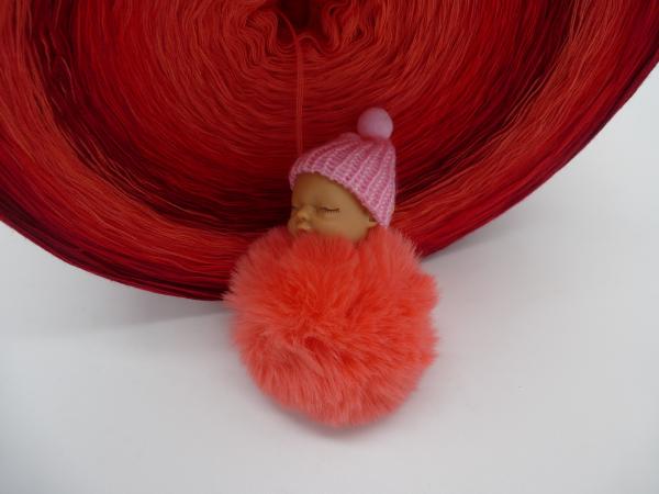 Gigantischer Bobbel - Red Roses (Baby Anhänger inkl.)