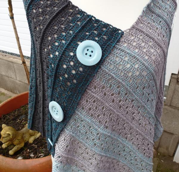 Häkelanleitung Poncho "Sommernacht" von Ramona Pall