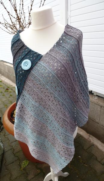 Häkelanleitung Poncho "Sommernacht" von Ramona Pall